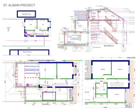 Change 3 bedroom property into 2 x 3 bedroom flat with open plan kitchen and 1x1 bedroom flat with open plan kitchen Project image