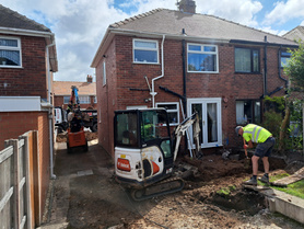 Rear extension-structural works Project image