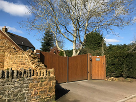 Stone Built Car Barn, Loft and automatic gated access Project image