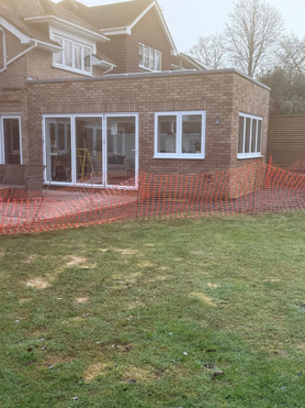 Demolition of an old conservatory and build a new larger extension.  Project image