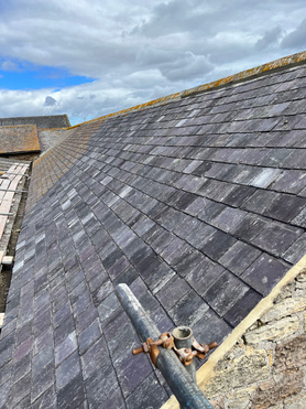 Slated Roof On Old Farm Building.  Project image