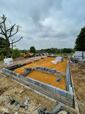 Witley new build garage ongoing Project image