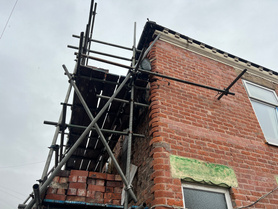 Rebuilding of Gable Wall - 1910 property in Manchester Project image