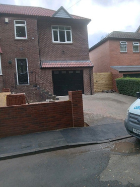 2 story extension, landscaping and boundary walls Project image