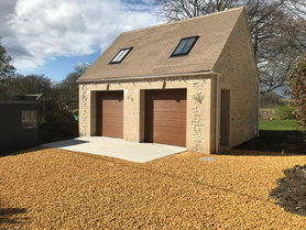 Stone Double Garage Project image