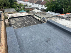 New Flat roof installed in North West London using a triple-layer, torch-on system Project image