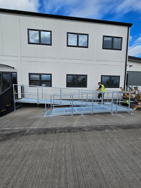 Supply and Installation of a access ramp.  Project image