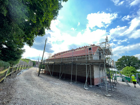 Witley new build garage ongoing Project image