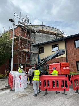 External Insulated Render System Installation at a Health Center in Leigh Project image