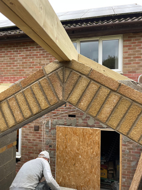 Single story rear extension with apex arch Project image