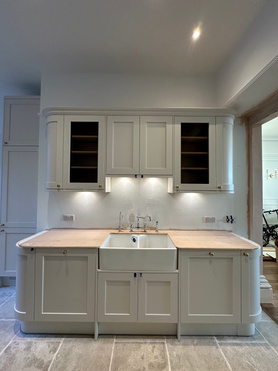 Internal wall alterations,limestone floor and kitchen installation  Project image