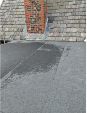 Flat roof. and re-roofing of a pitched roof Project image