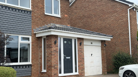 Porch and roof over garage  Project image