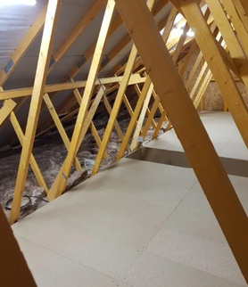 19m2 flooring and Abru Easy Stow ladder Project image