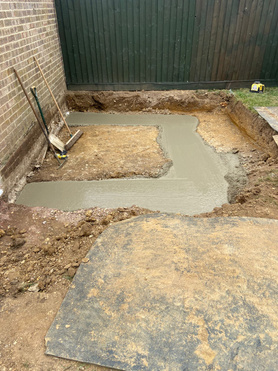 Garage extension and steps Project image