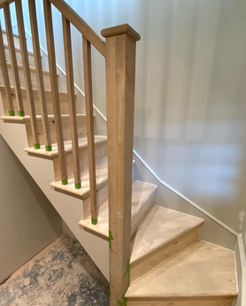 Refurb, structural openings, new oak staircase. Project image