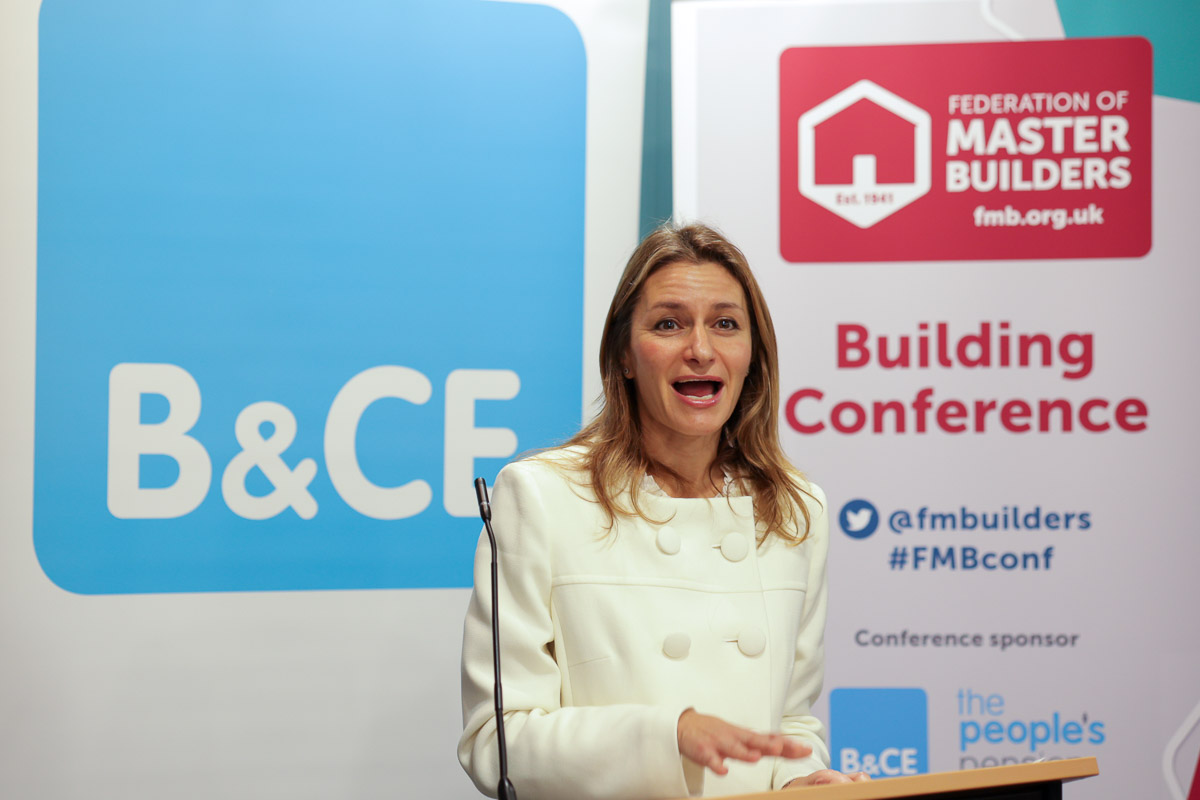 Lucy Frazer first address as Housing Minster
