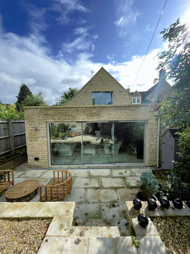 New build stone house Project image