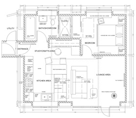 Before and After Double Garage Conversion Project image