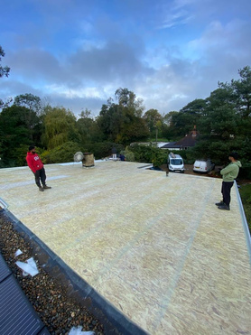 New fibreglass roof  Project image