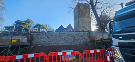 Church wall reconstruction after collapse Project image