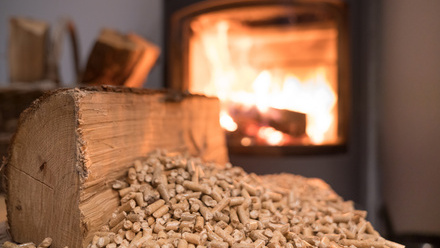 iStock Wood burning stove