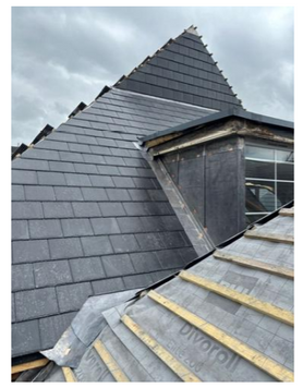 Complete new slate roof to a school  Project image