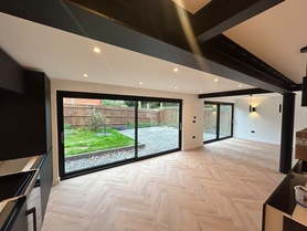 wraparound Extension and complete interior fit out  full sola panels and air source heat pump system Project image