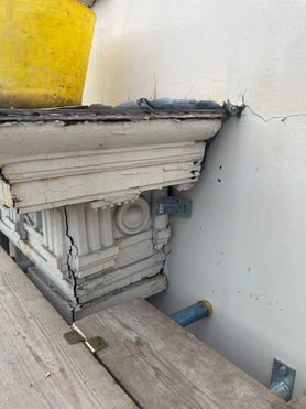 Grade 11 listed portico repairs and restoration Project image