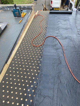 New flat roof installation on a Garage  Project image