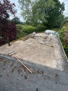 New felt flat roof Project image