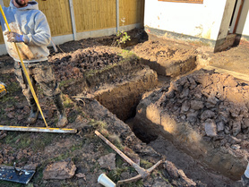 Underground Drainage, Foundation, and Floor Slab Construction up to DPC – Styal, Cheshire Project image