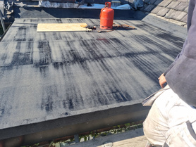 Re roof of flat roof Project image