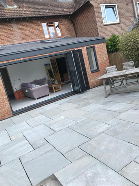 Stocklinch Extension and patio.  Project image