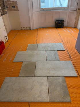 Internal wall alterations,limestone floor and kitchen installation  Project image