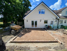 Single Storey Rear Extension with Oak Porch detail Project image