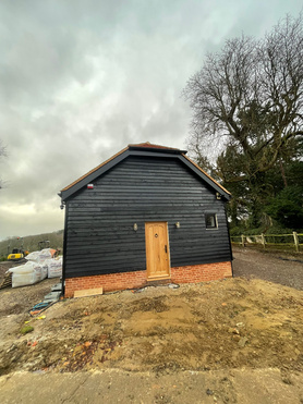 Witley new build garage completed  Project image