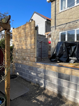 Rear extension, large knock threw with structreal steels   Project image