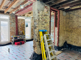 Complex 6 month structural & gut renovation of a Chelsea flat & rear garden Project image