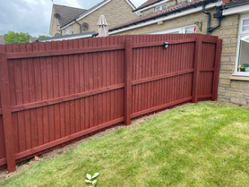 Garden fence, shed and gate painting. Project image