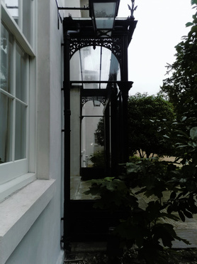 Restoration of wrought and cast iron historic porch  Project image