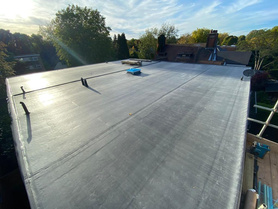 New Flat Roof installed using EPDM Rubber Roofing system Project image