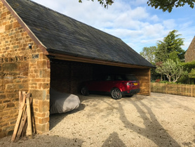 Stone Built Car Barn, Loft and automatic gated access Project image