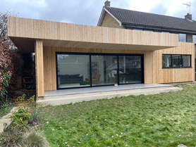 Larch Cladding to main house and extension.  Project image
