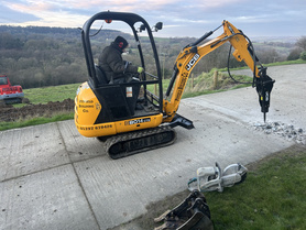 Concrete breaking and trench work Project image