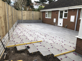 New Porcelain Paving and Fencing works Project image