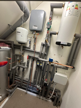 Air source heat pump and unvented tank set up  Project image