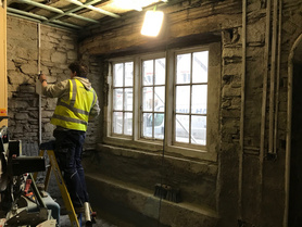 Renovation Project, Traditional Lime plaster. Project image