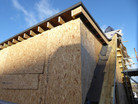 current on going loft conversion with new gable end Project image