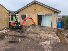 Single storey rear Extension including a new Kitchen - utility room with shower room & full renovation to existing  Project image